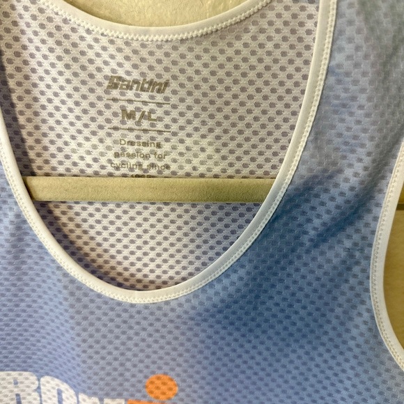 Santini Ironman Cycling Triathlon Jersey Tank Top Women’s Sz Medium Run Running - Picture 3 of 3